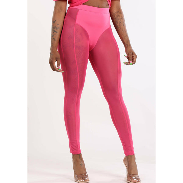 CY Mesh Pants Pink 1256